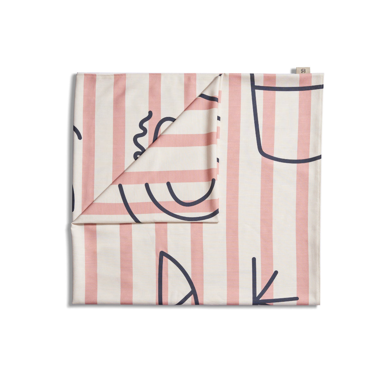 Olea In Nude Pink Set-Table Cloth. Table Runner. Napkins.