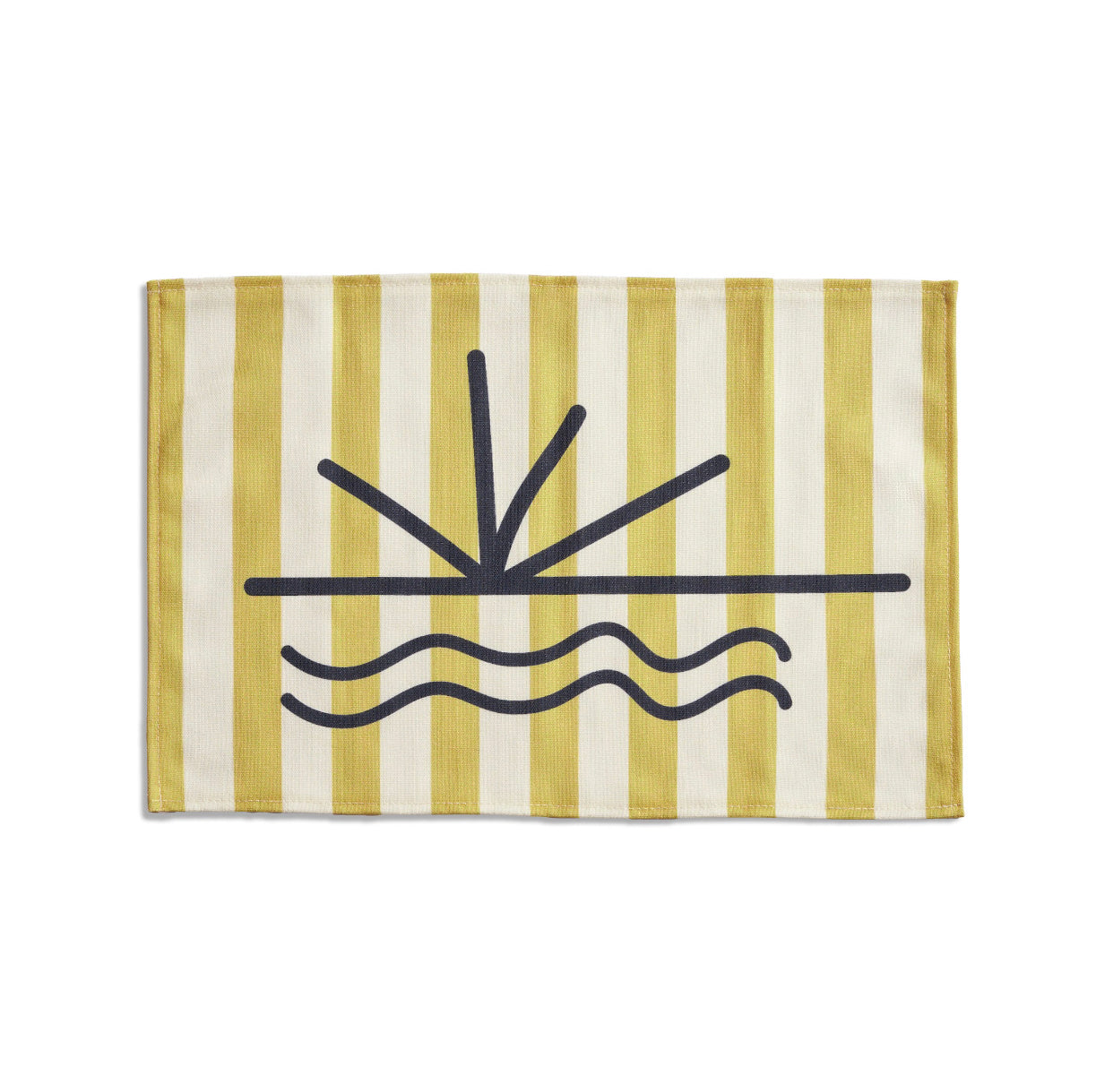 Montra In Yellow Set-Table Runner. Placemats. Napkins.
