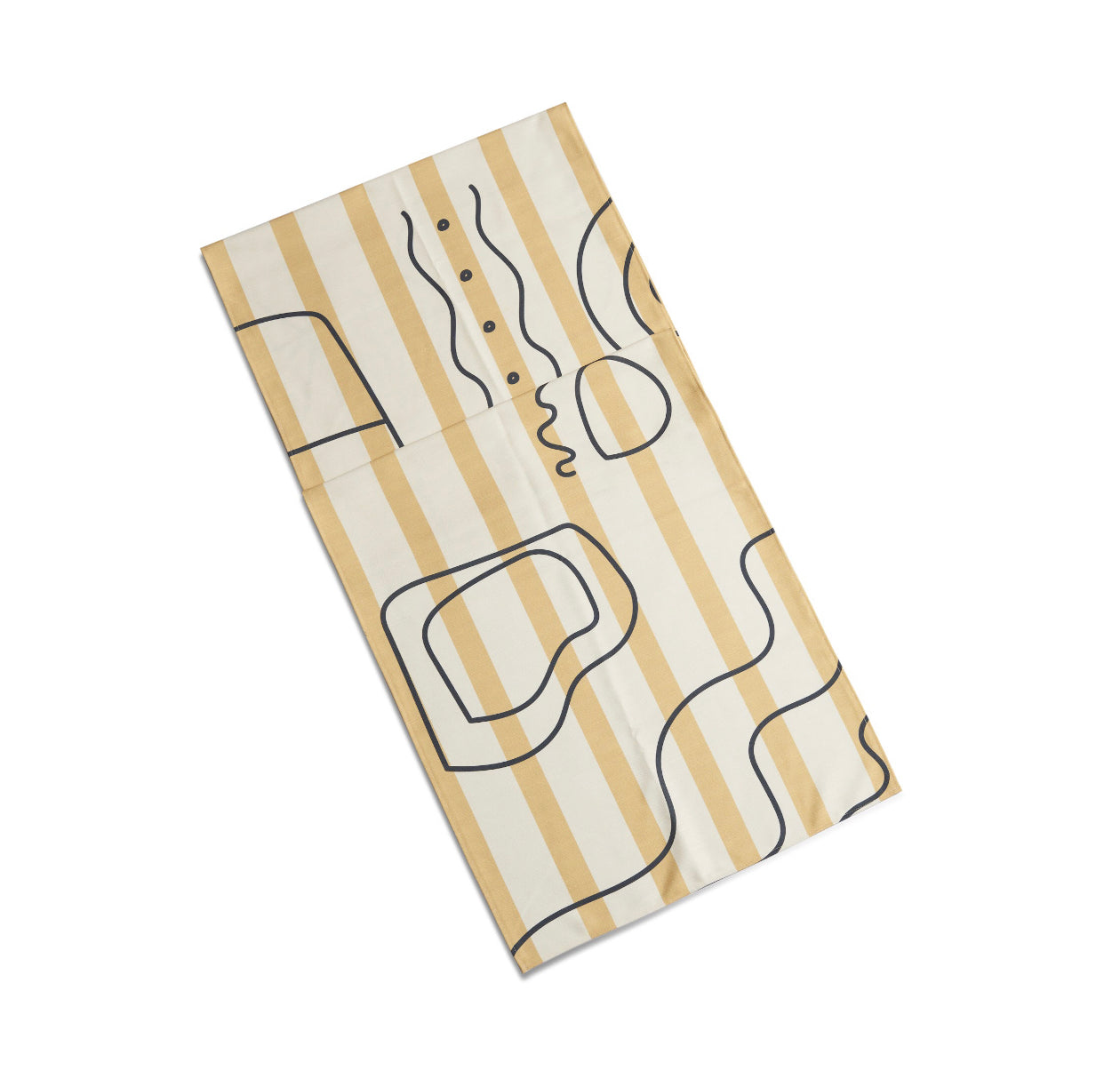 Montra In Yellow Set-Table Runner. Placemats. Napkins.