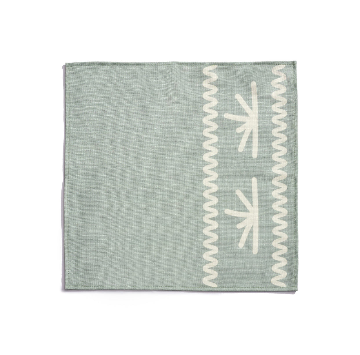 Olea In Mint Set-Table Cloth. Table Runner. Napkins.
