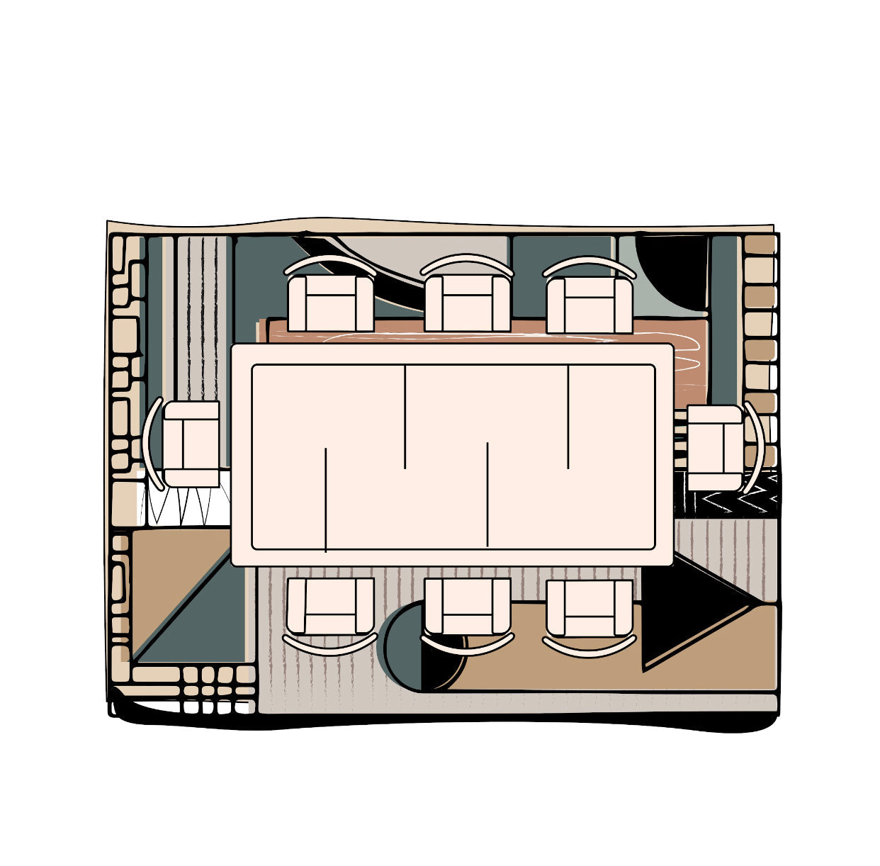 The Hexa - Tufted Rug