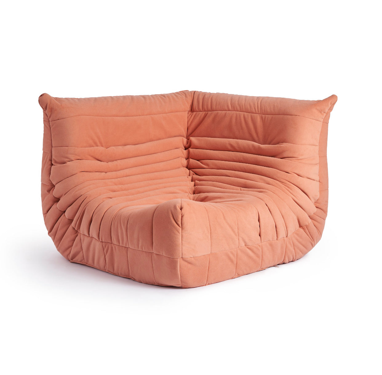 Narla in Papaya - Corner Seat