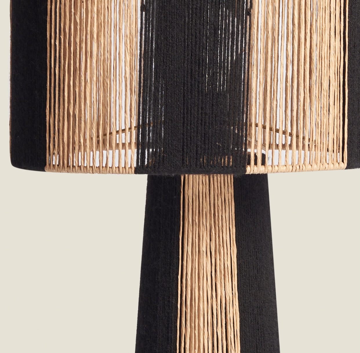 Attola in Black & Beige - Table Lamp