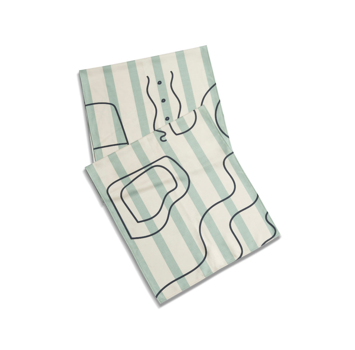 Montra In Mint Set-Table Runner. Placemats. Napkins.
