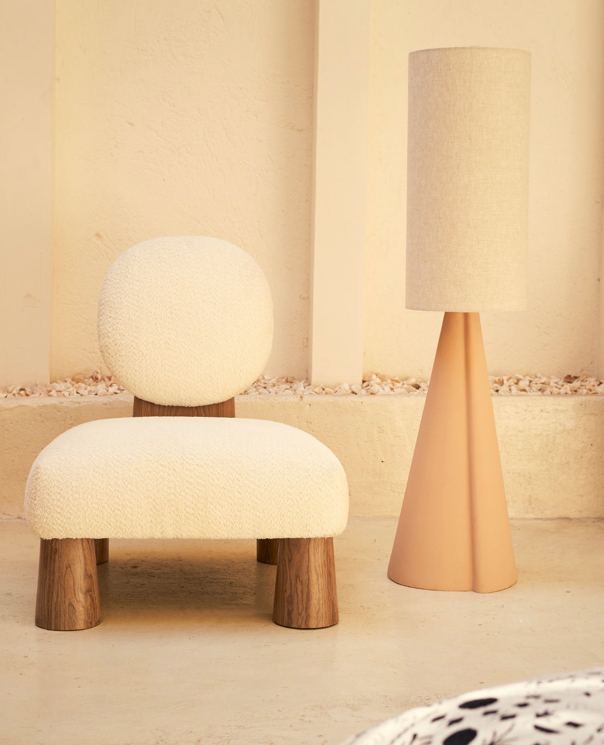Orren in Ivory - Statement Chair