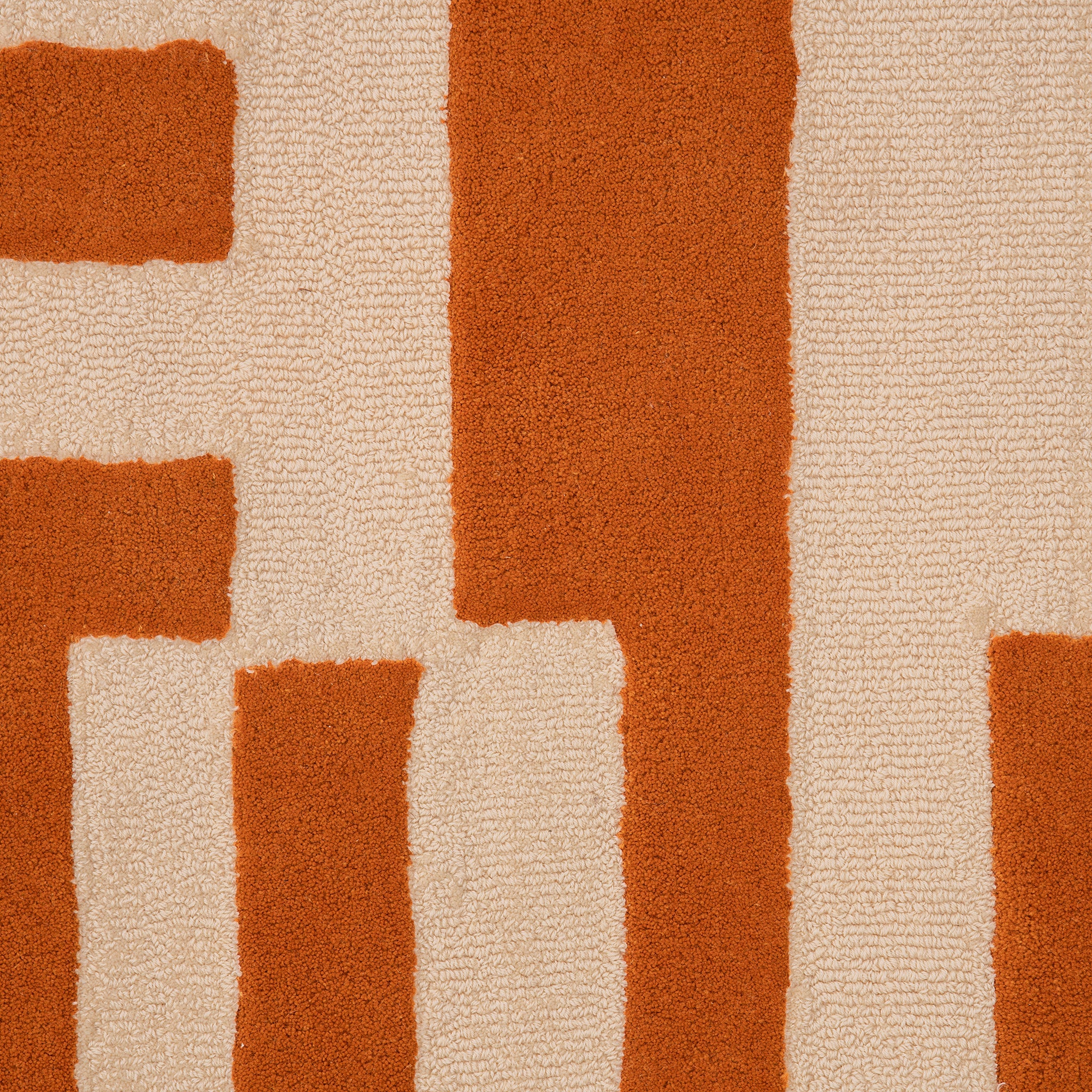 Marine White & Mustard - Tufted Rug