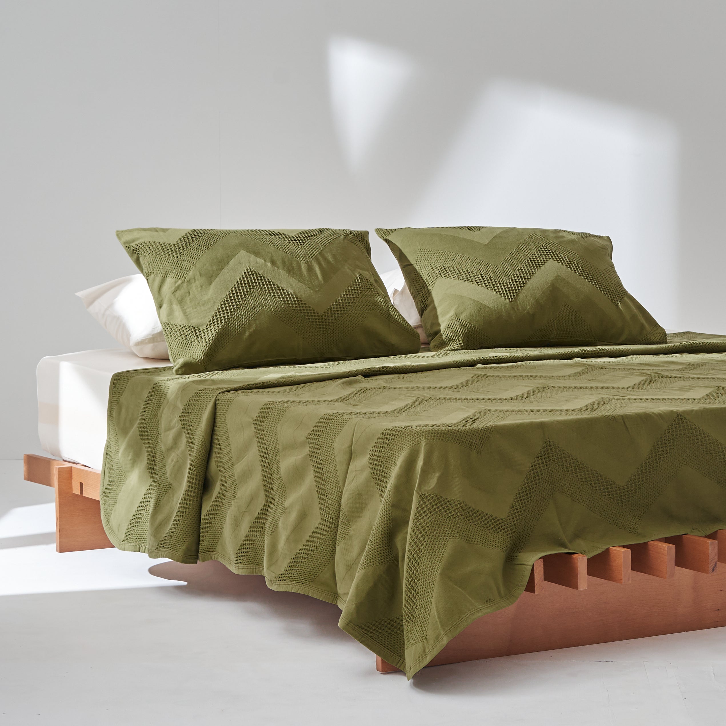 Quilt Set in Olive