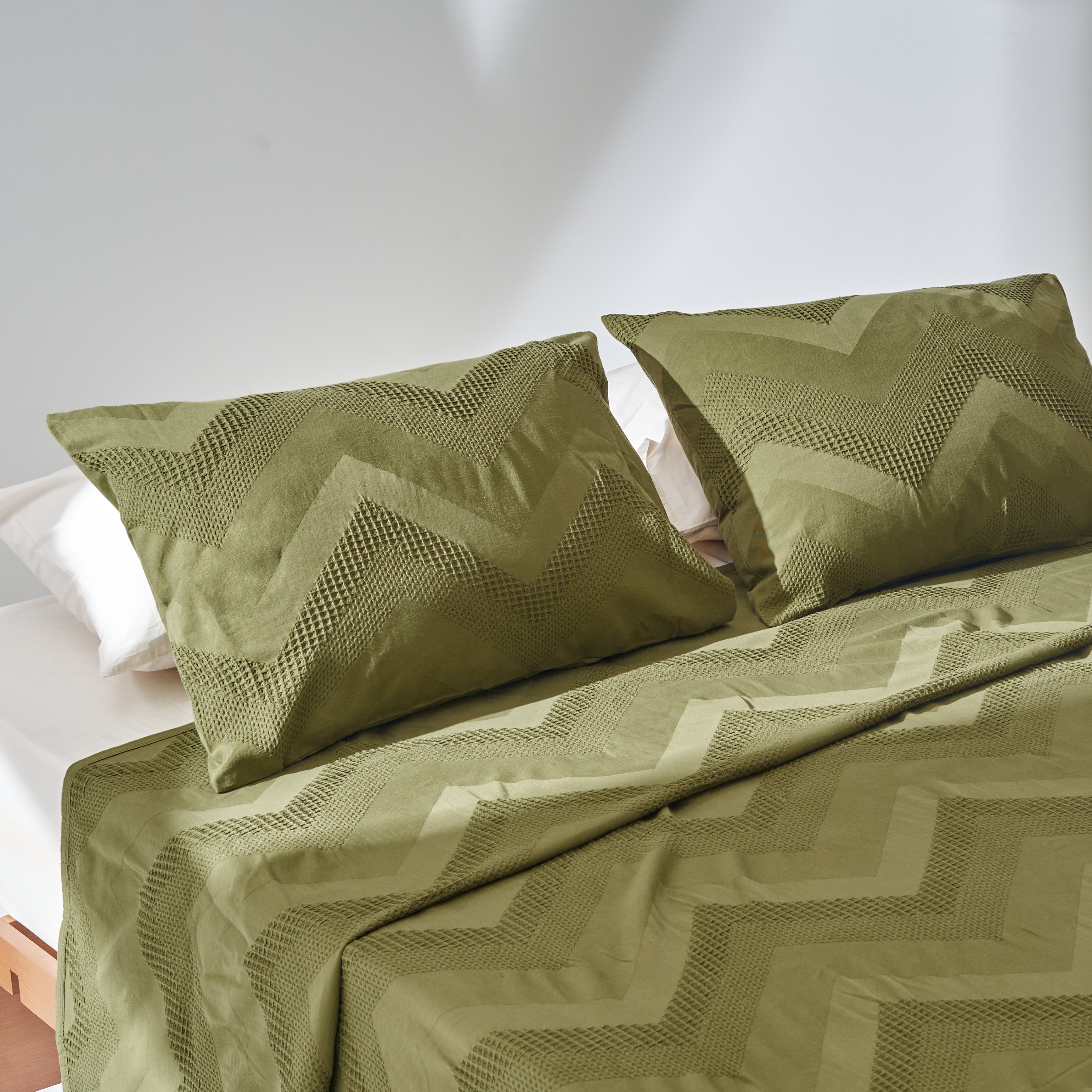 Quilt Set in Olive