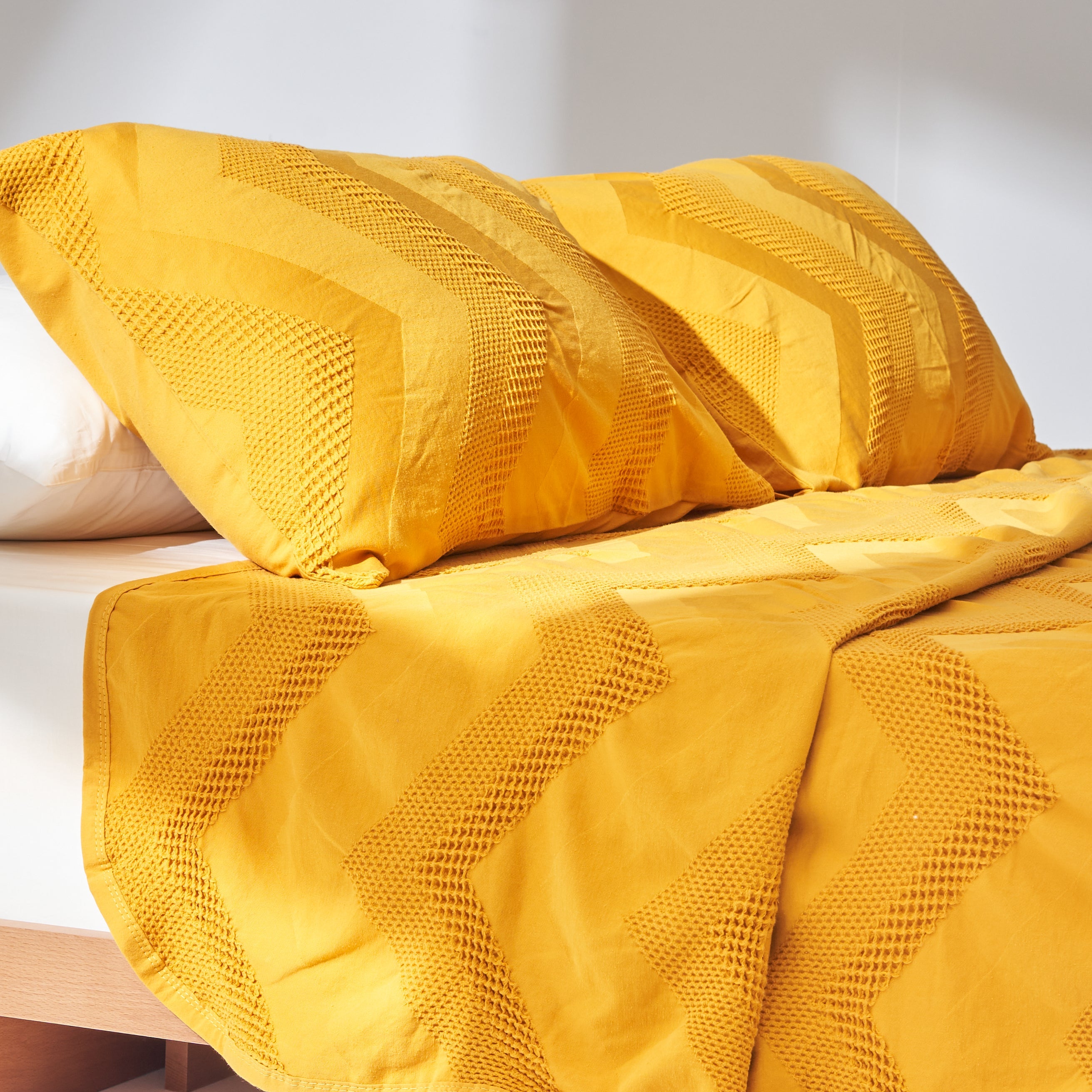 Quilt Set in Mustard