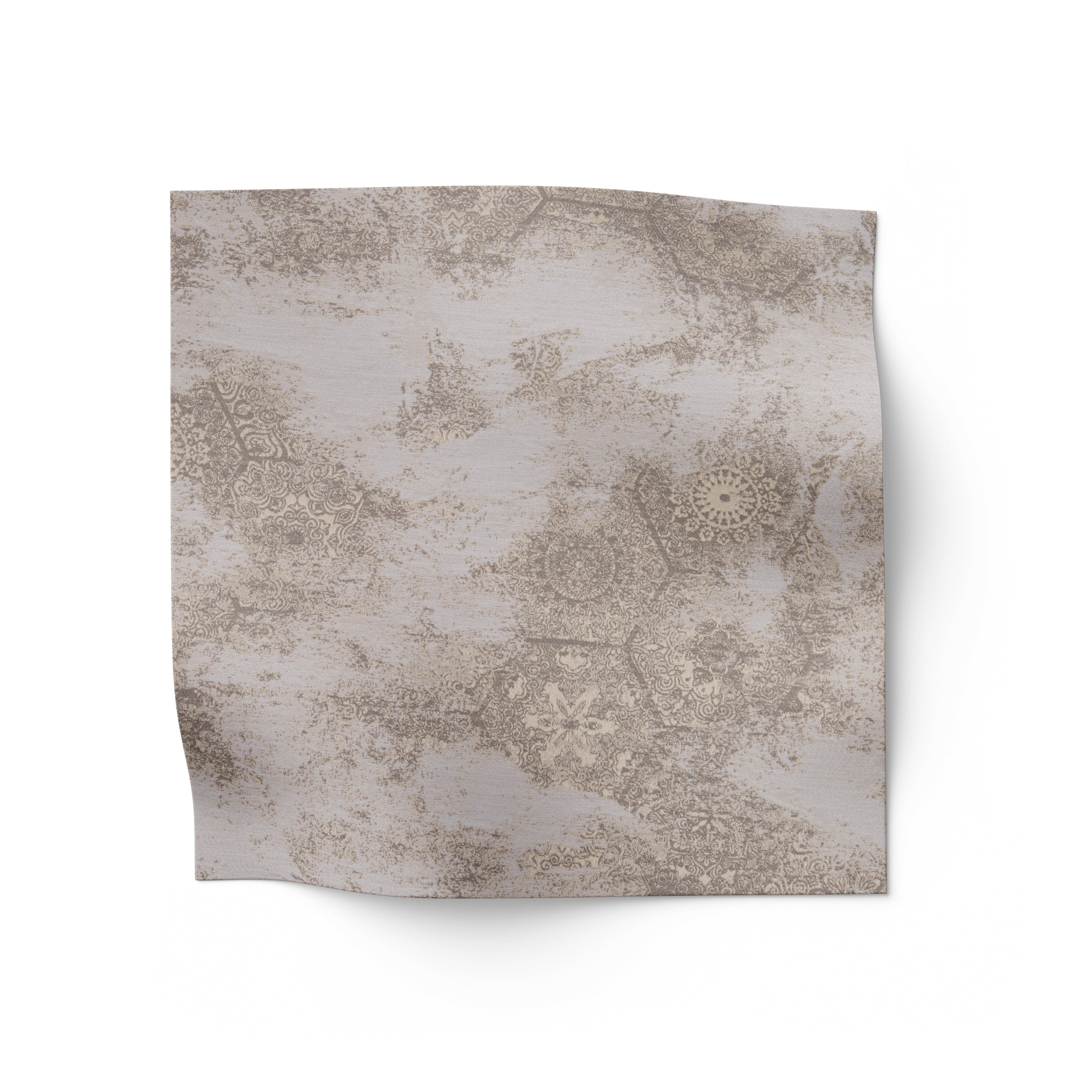 Kintsugi - Faded Walls Silver Fabric